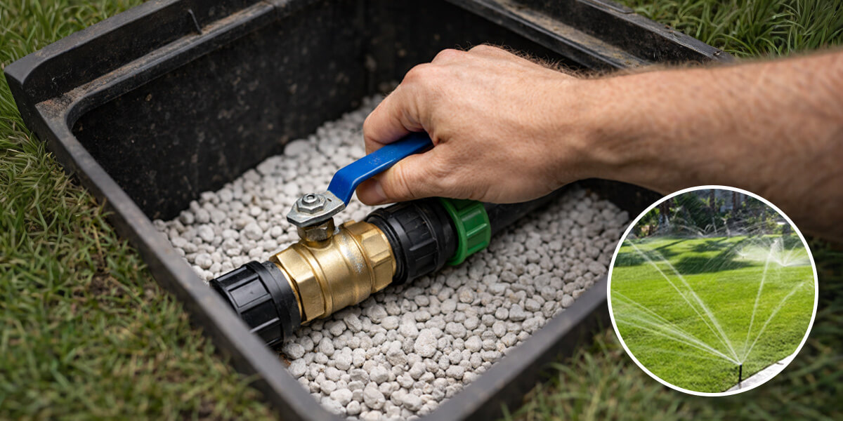 Manuálne závlahové sety – ručné ovládanie zavlažovania pomocou ventilov